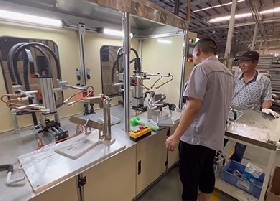 芜湖蒸发器客户焊接现场